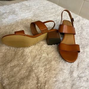 JCrew leather sandals. Super cute but run slightly small. Wore once.